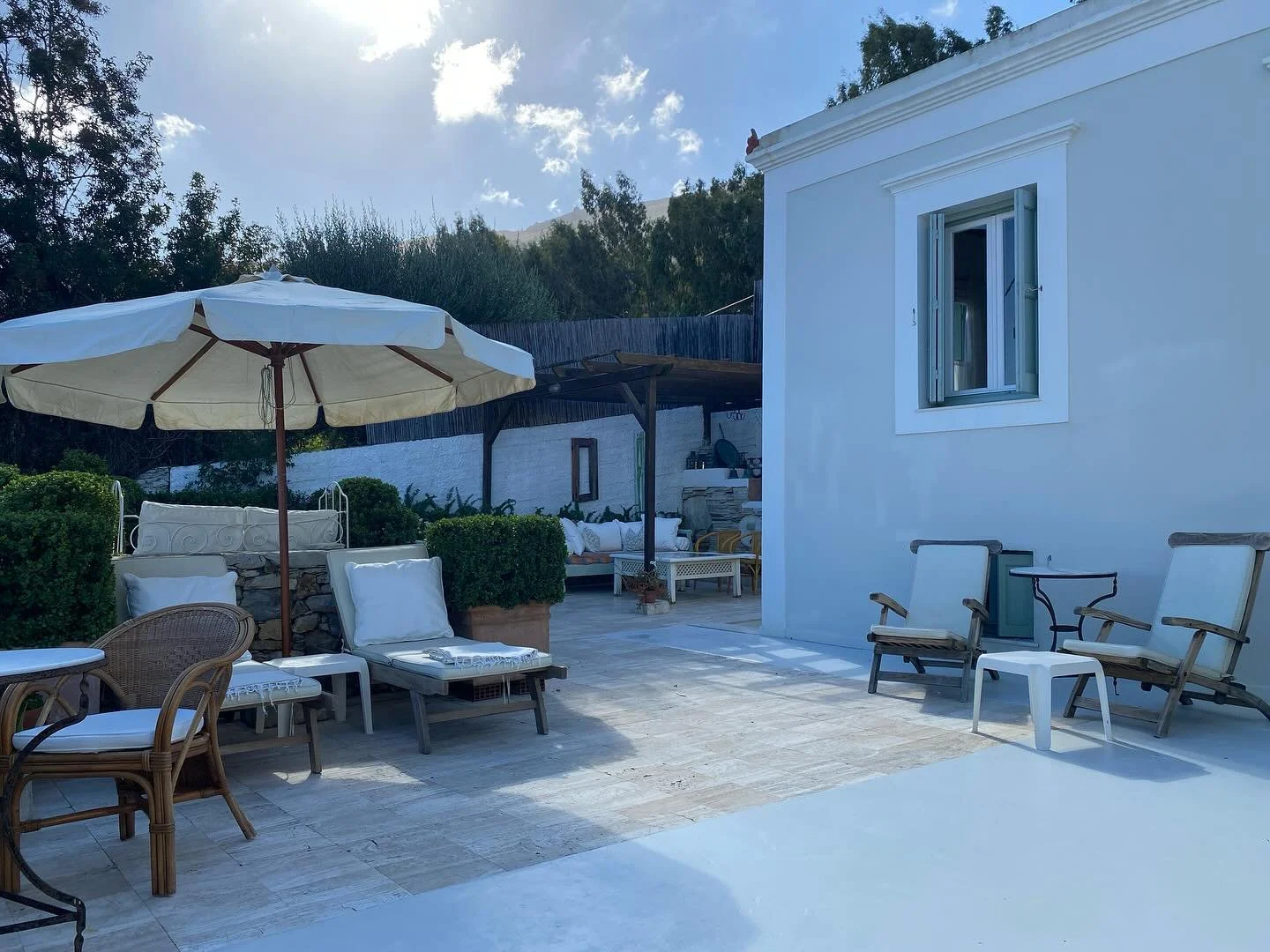 Rain&rsquo;s over!  Back in Symi Summer Mode🌈