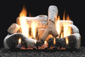 BIRCH CERAMIC FIBER LOG SET