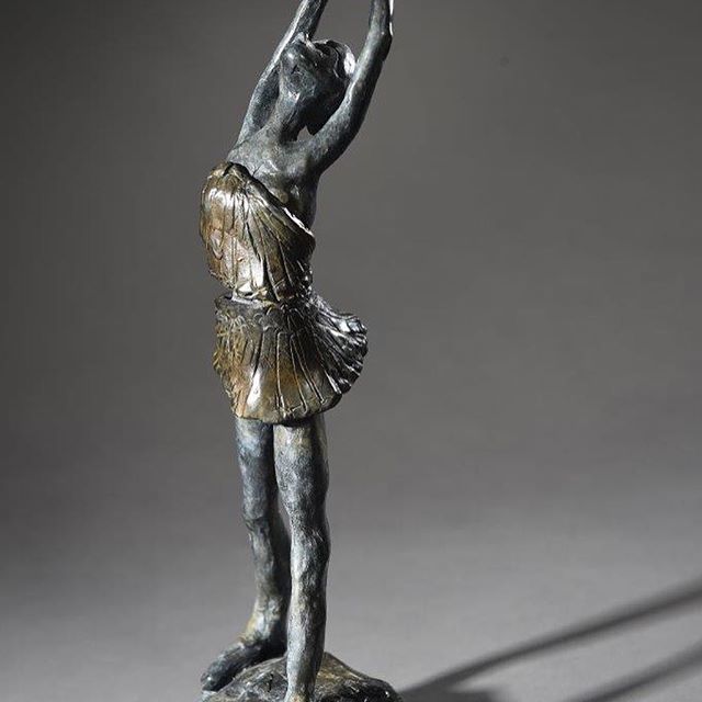 Patrice | Young Ballet Dancer
3&rdquo;W x 2.5&rdquo;D x 10.5&rdquo;H
Bronze, numbered to 20 editions. Patrice was my first sculpture created in San Francisco while working on a film. She filled my creative discovery with clay and formulated my being 