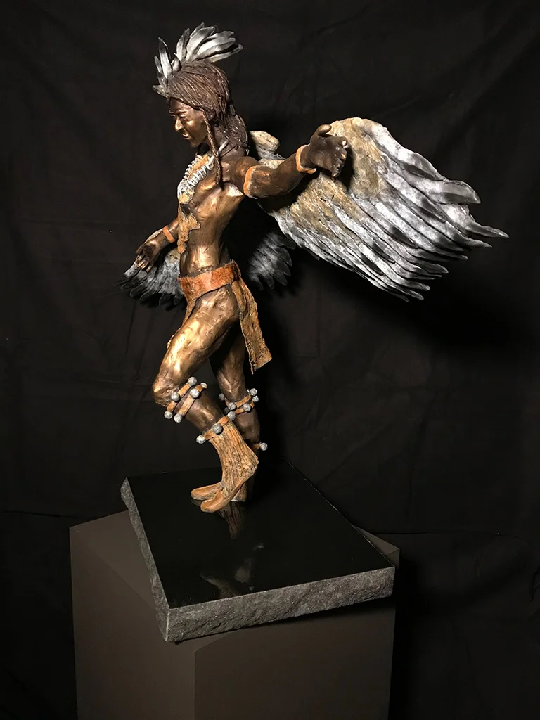“Way-Shower Eagle Dancer” | Bronze | 36" H x 36" W x 16" D | Bronze, numbered to 35 editions Learn More