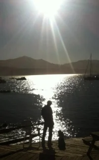 Sunday stroll with Diesil.