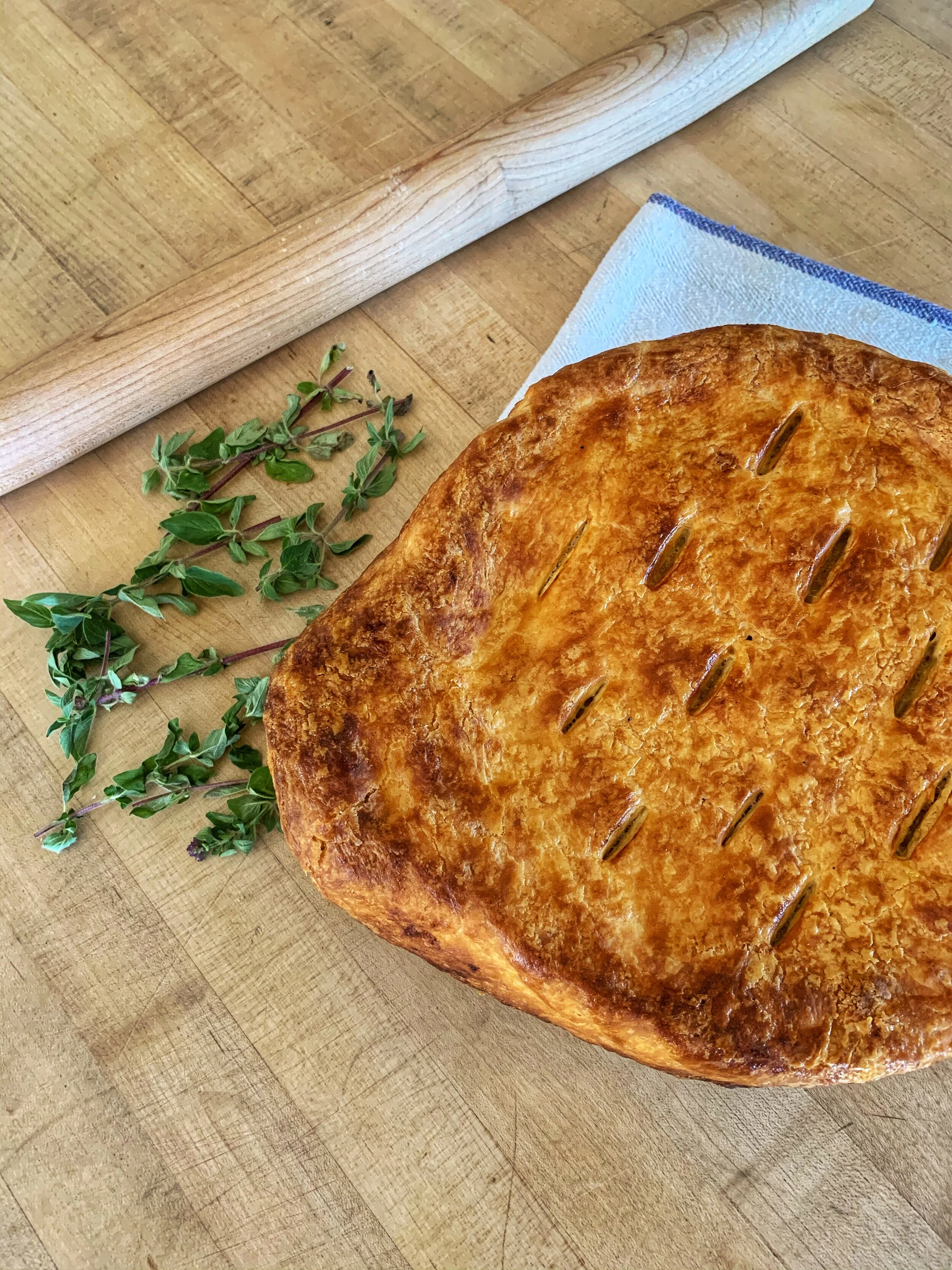 Elk Liver, Heart, and Stout Pot Pie