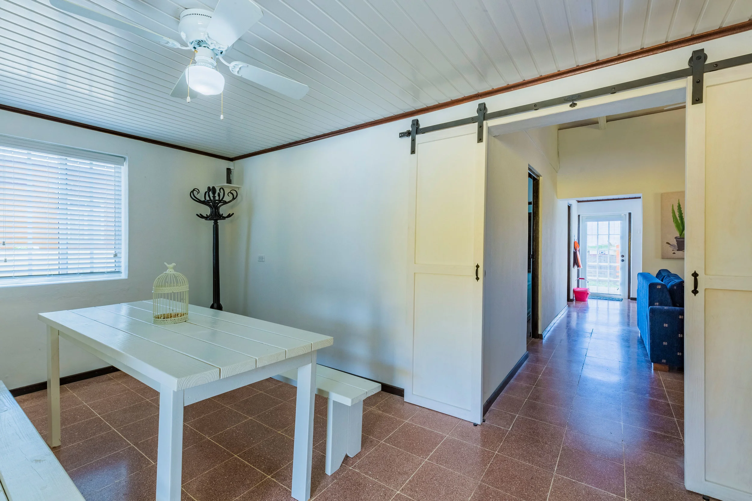 Dining room with view to the front of the house 