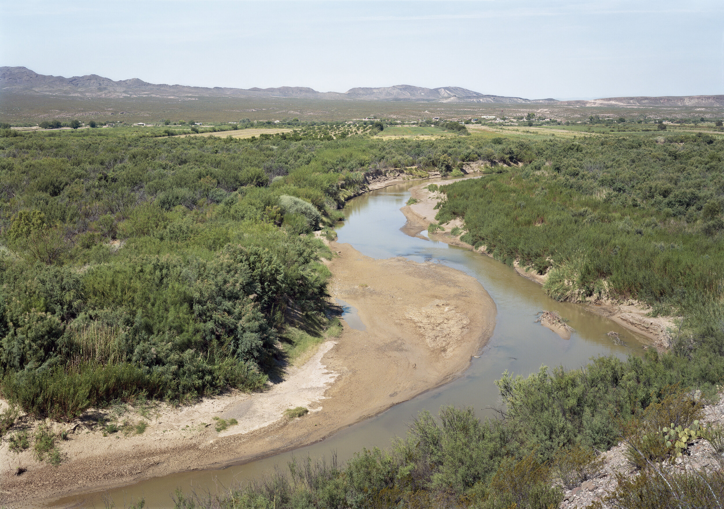 Farmland along the Rio Grande, US-Mexico Border, 2019