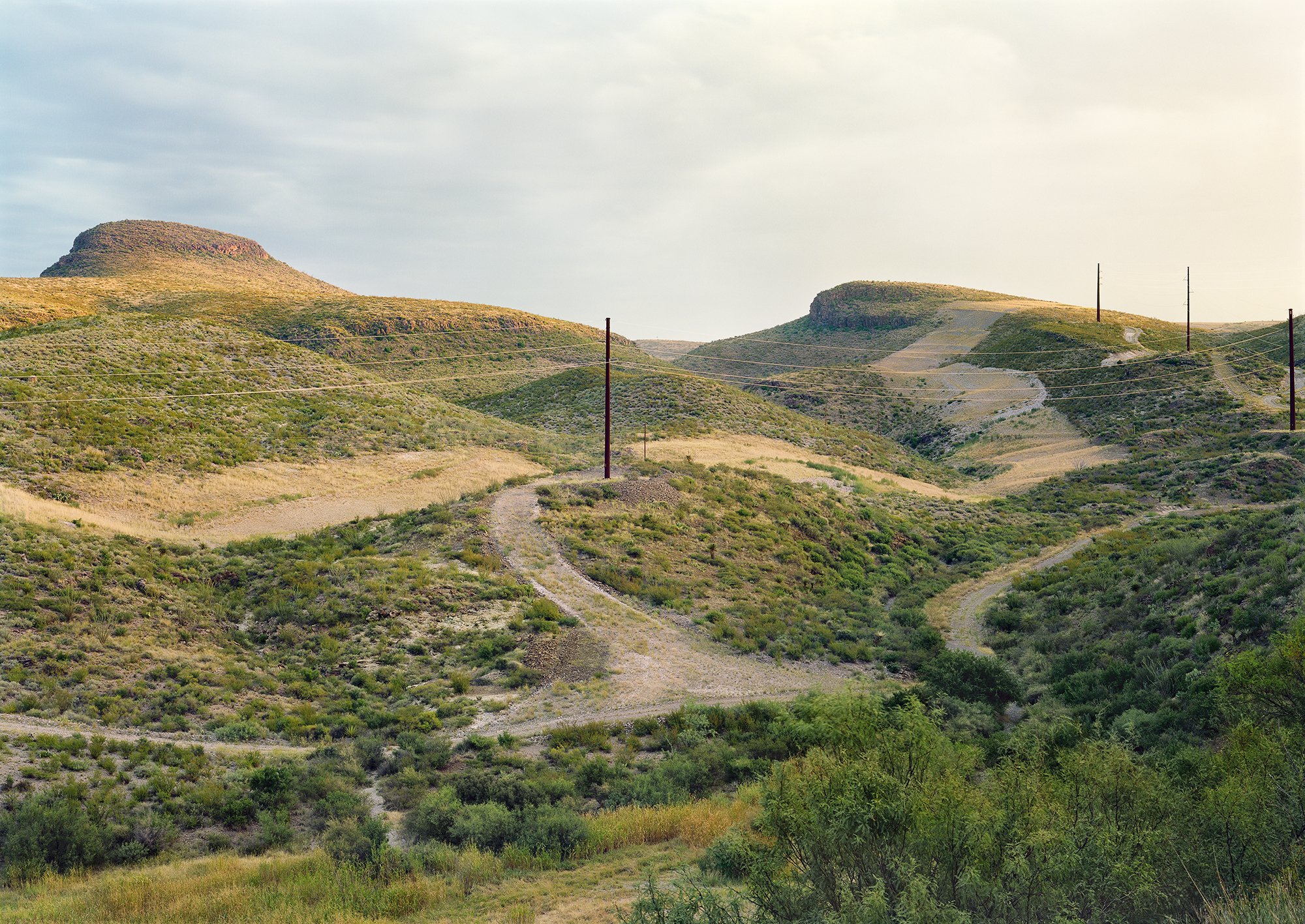 Land Scars from the Trans Pecos Pipeline, Marfa, Texas, 2019