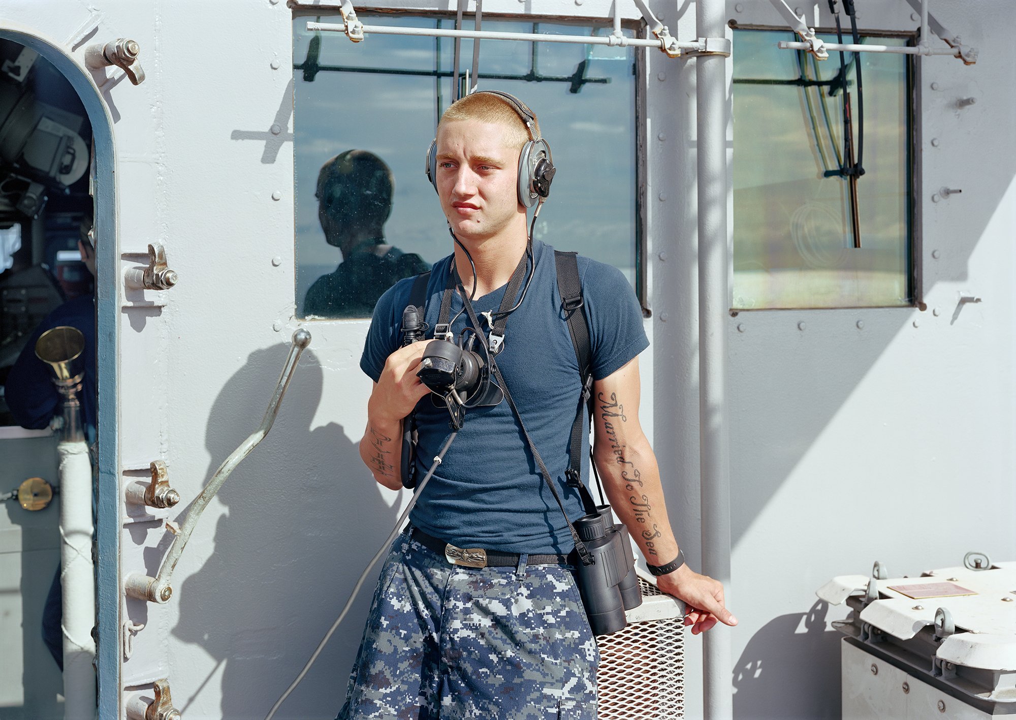 Seaman on Bridge Rotation, USS Tortuga, South China Sea, 2010