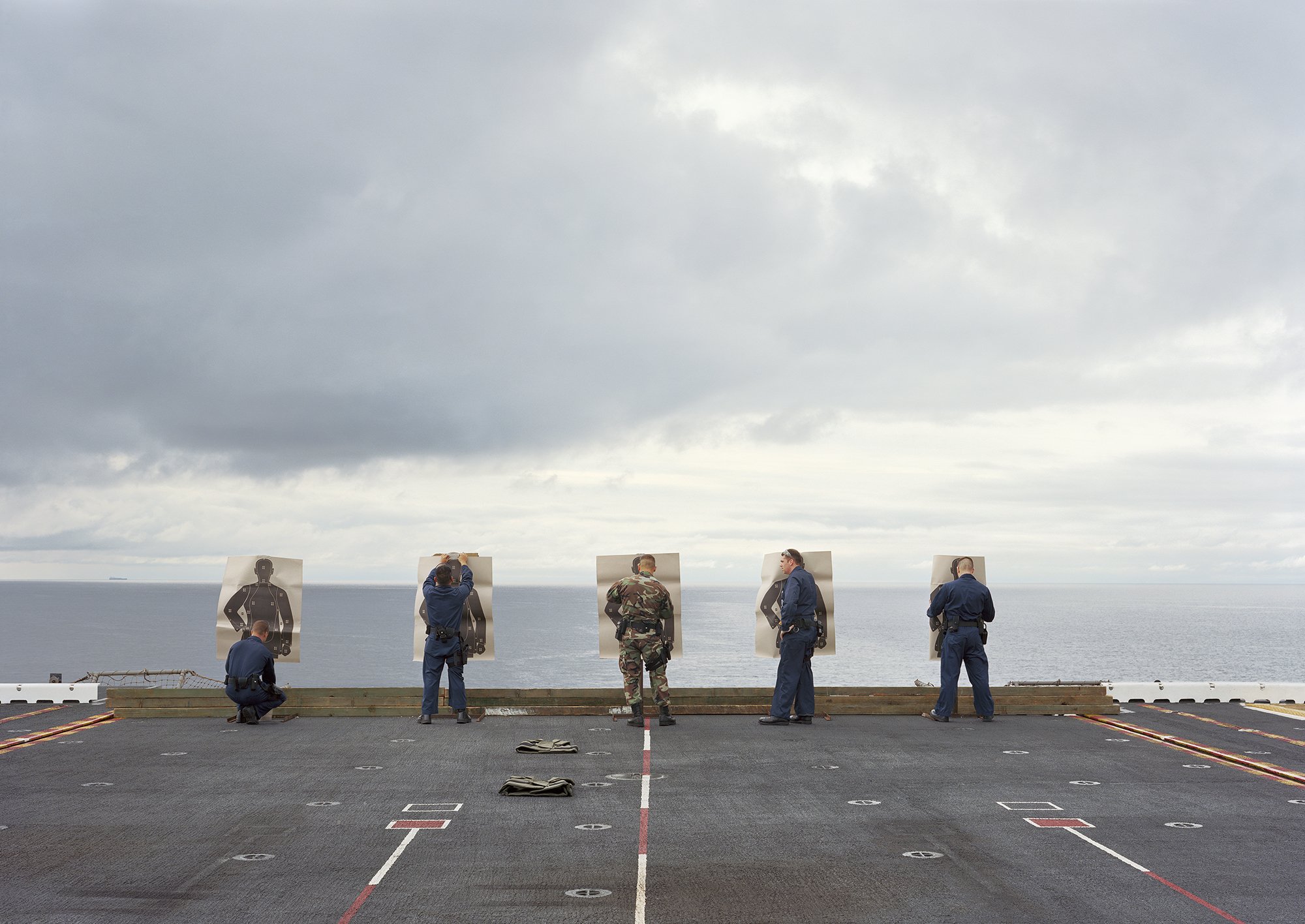 Small Arms Target Practice, USS Peleliu, Pacific Ocean, 2006