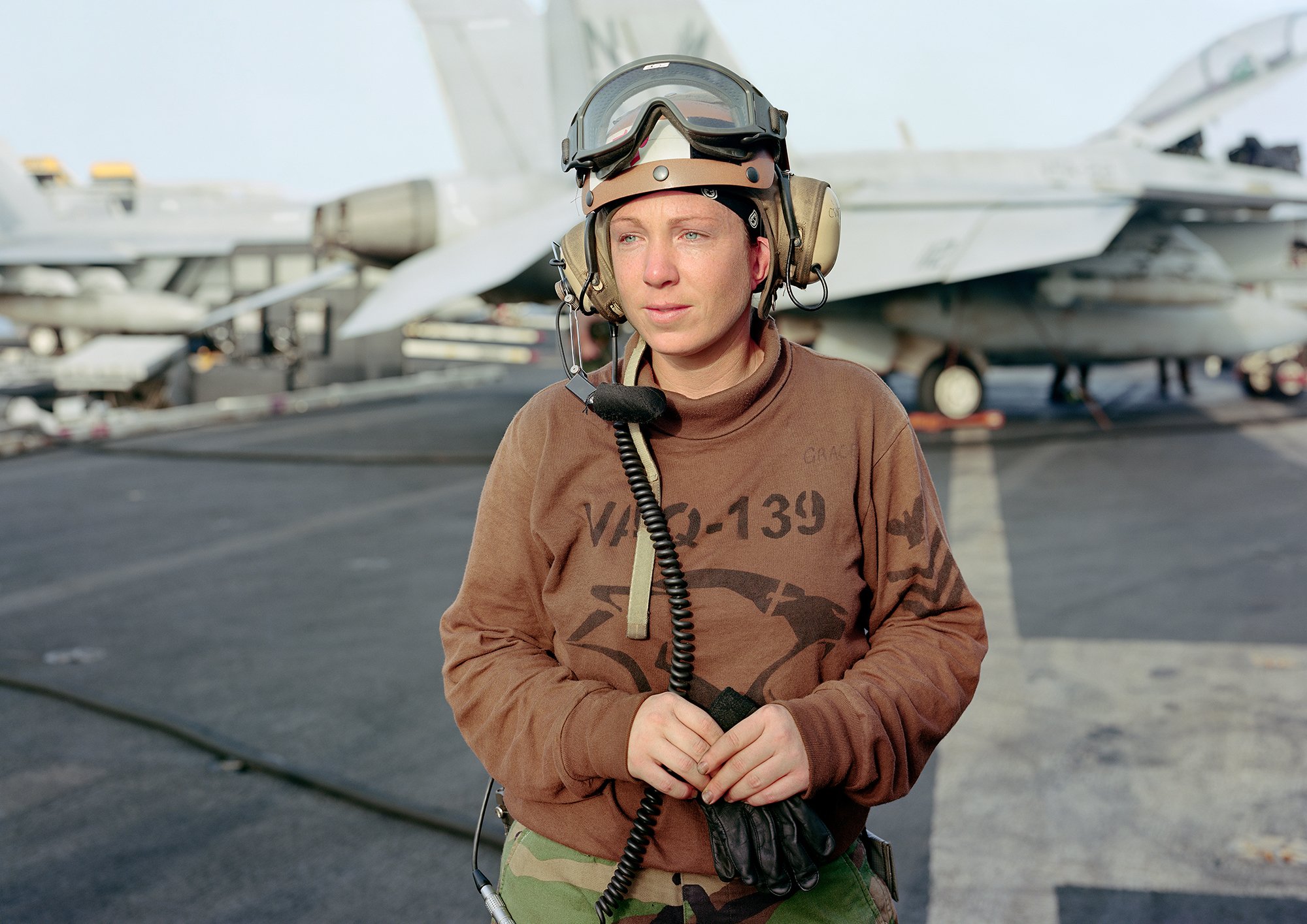Line Shack Supervisor for EA-6B Prowler, USS Ronald Reagan, North Arabian Gulf, 2009