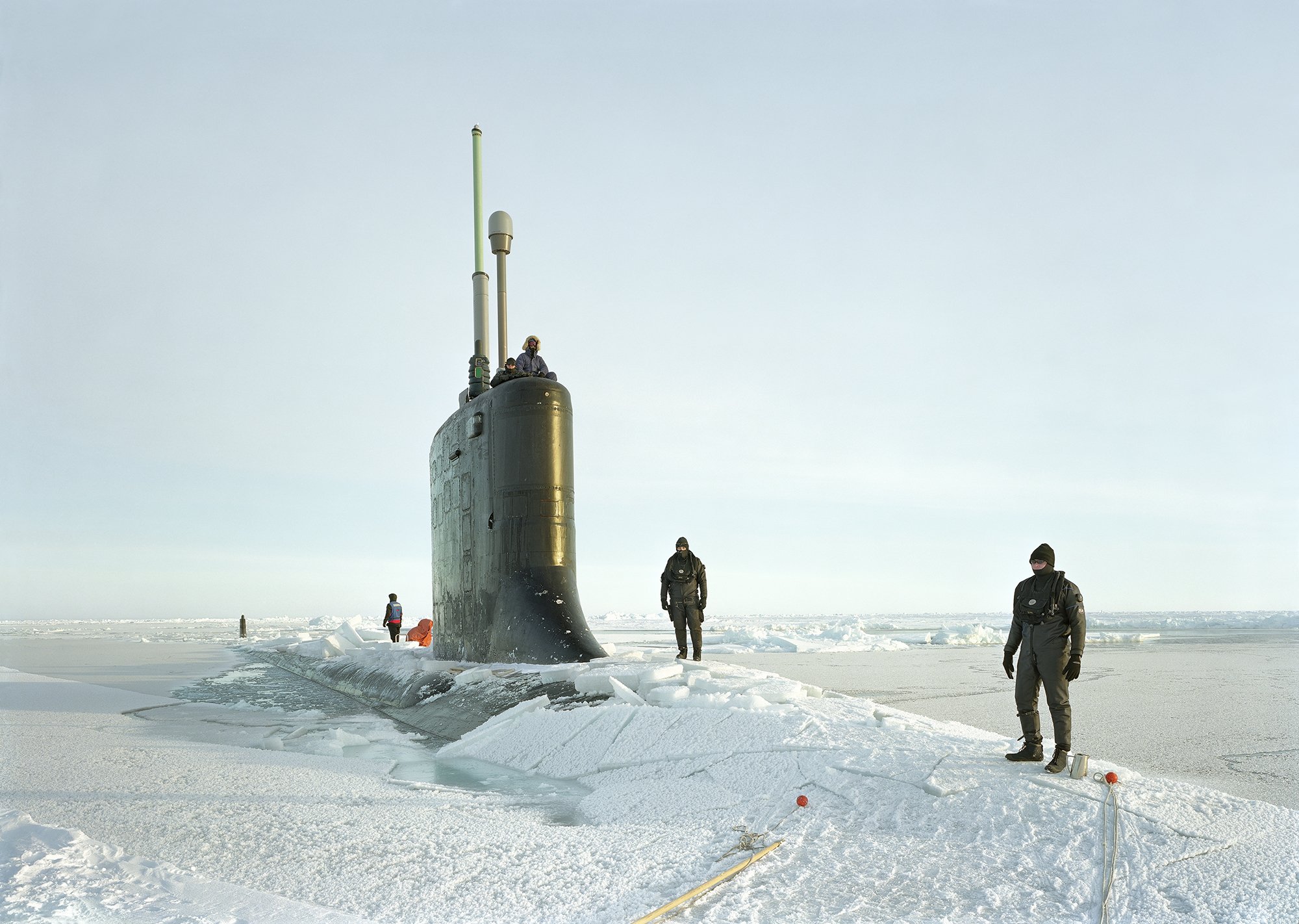 Ship Divers, USS New Hampshire, Arctic Seas, 2011