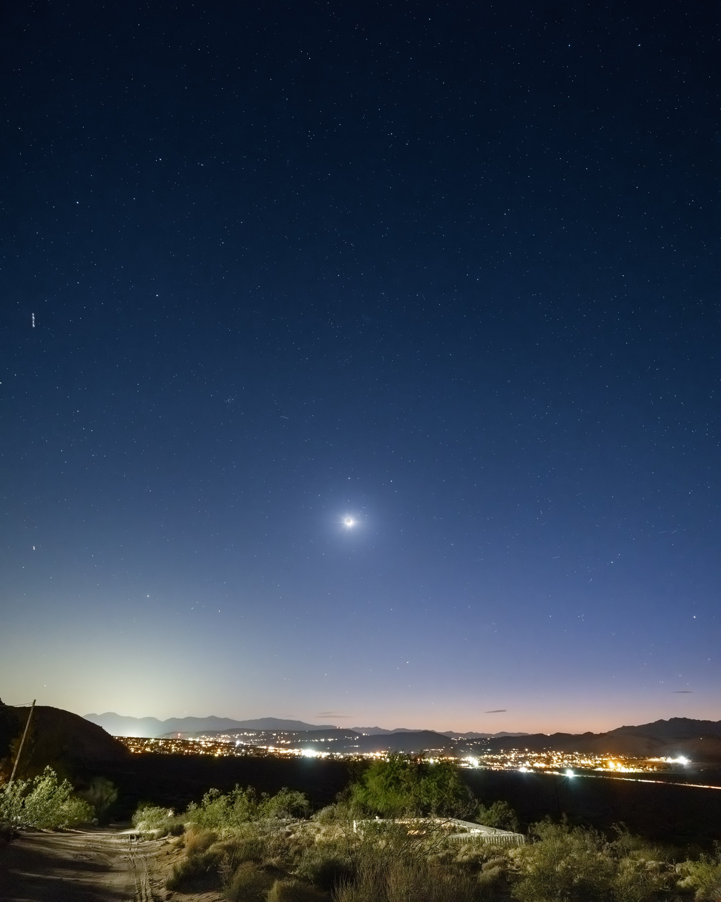 Earthshine, Joshua Tree, California, 2025