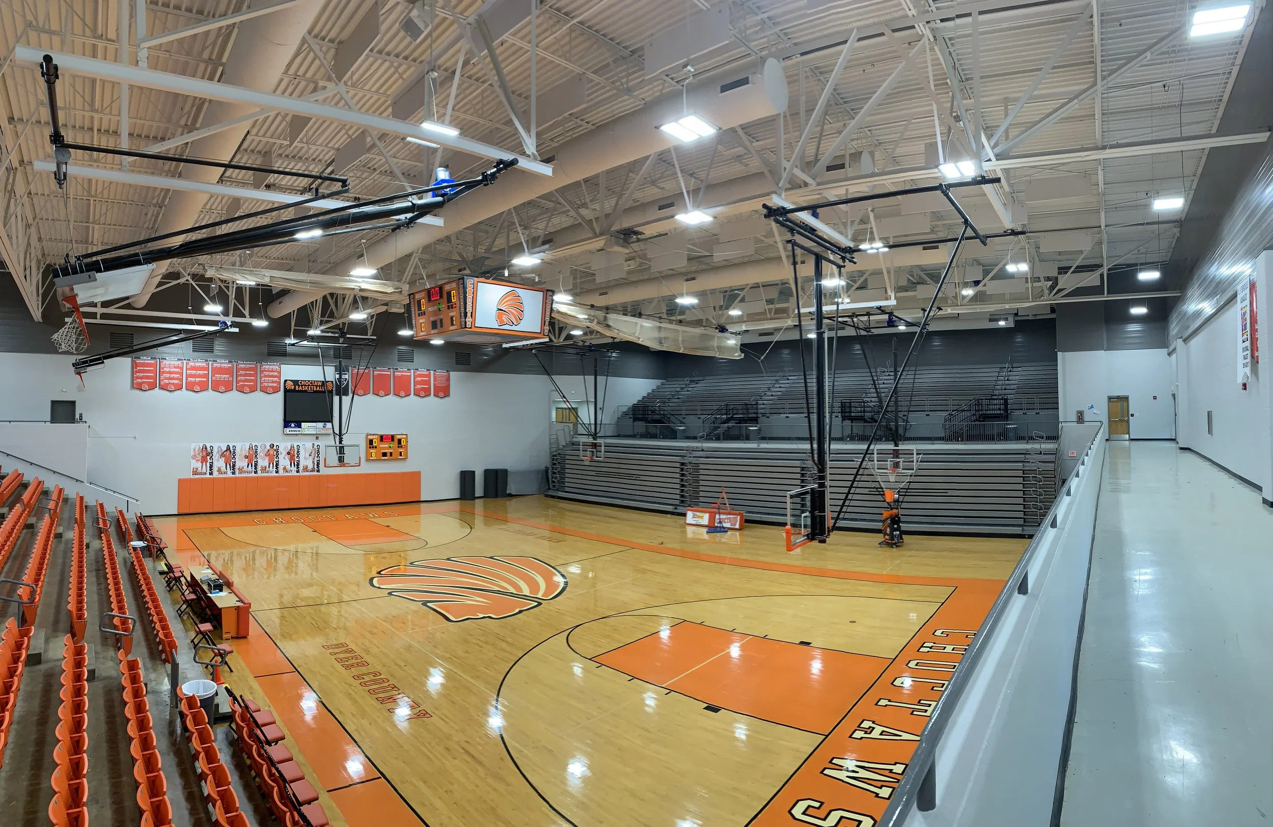 Educational: Dyer County High School Gym Re-light Architect: MNB Architects Photography: HNA Engineering