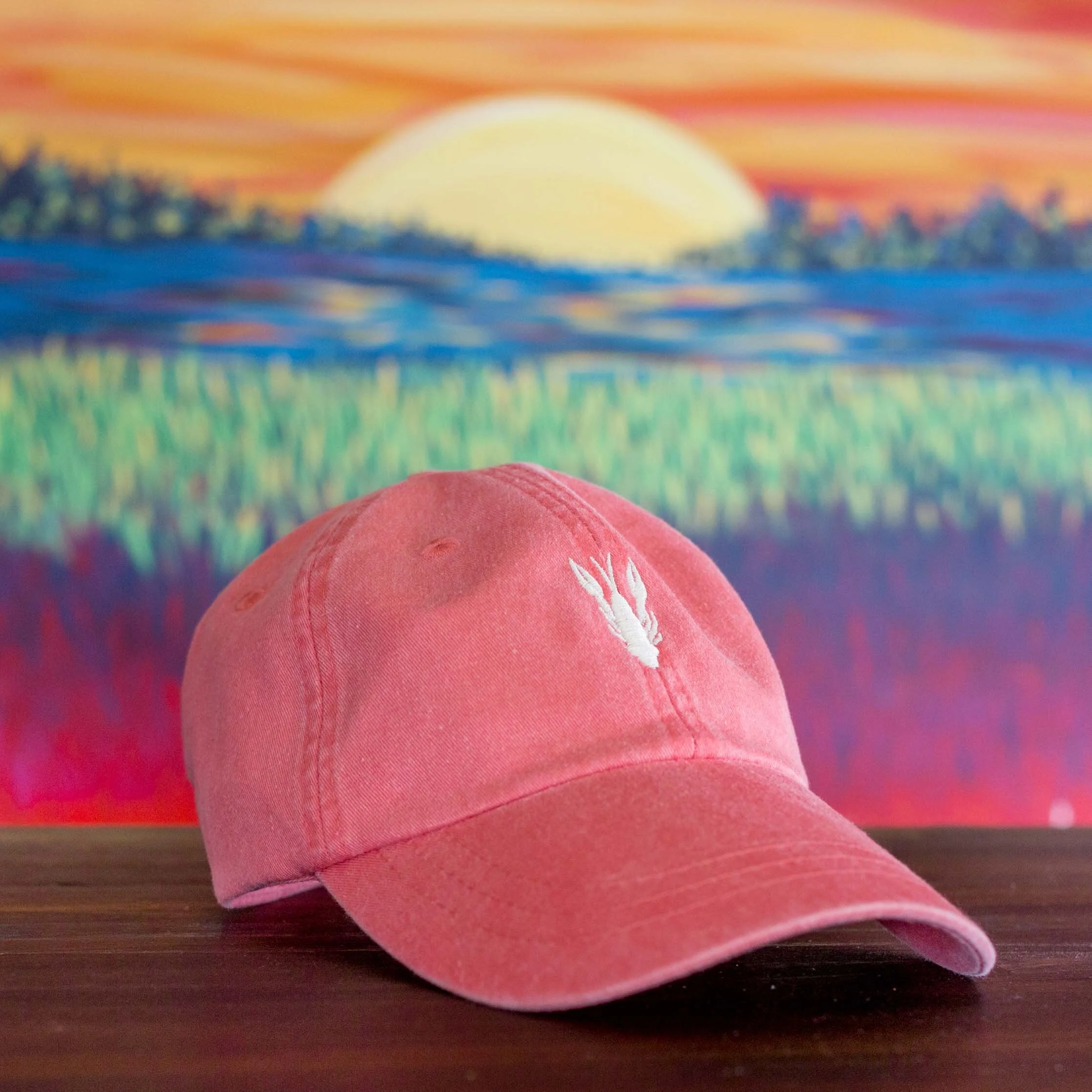 CRAWFISH HAT - Coral — Willie's Restaurant
