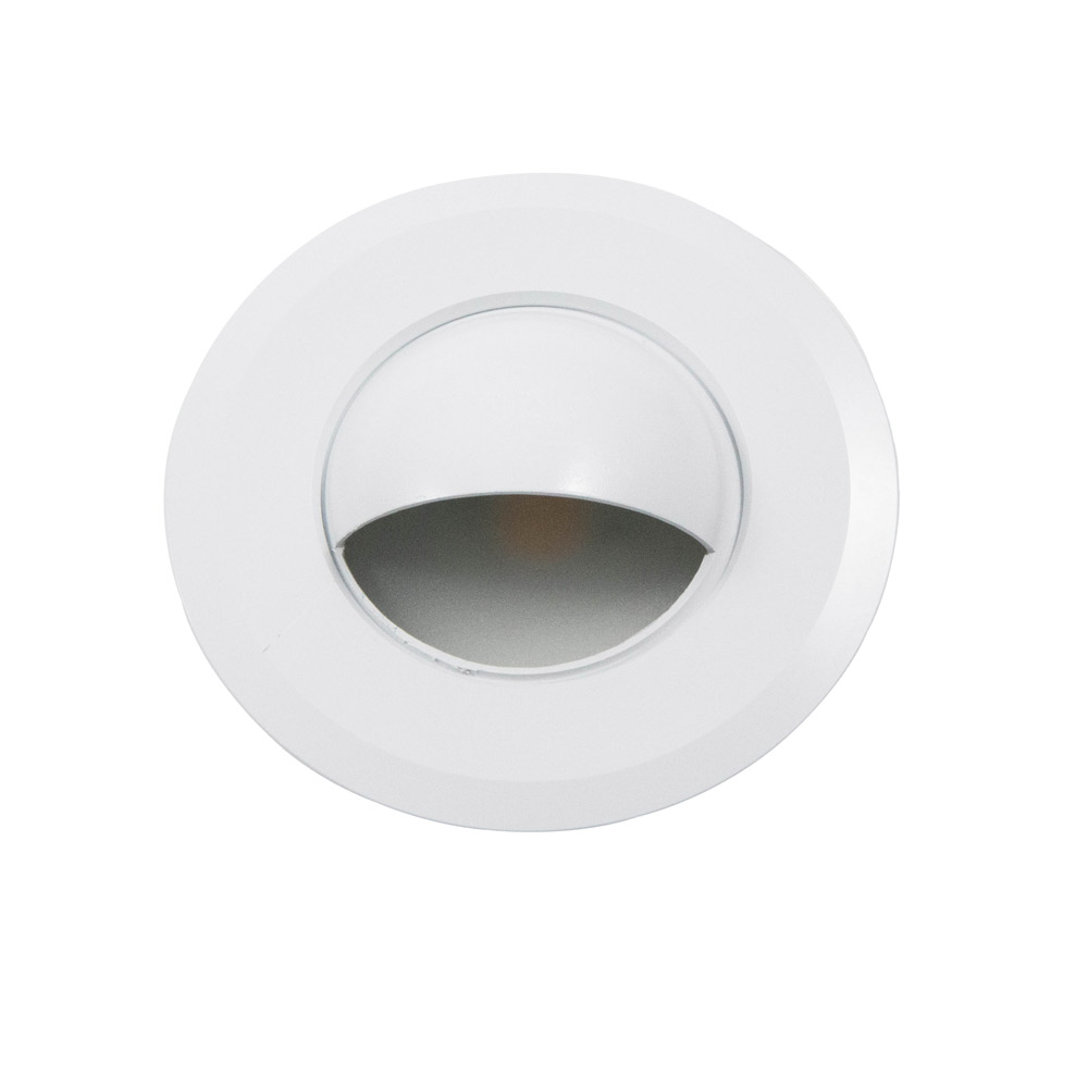 White RD10 Recessed Scoop Trim