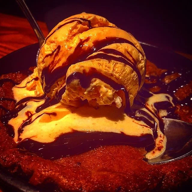 Last night after maybe 20 years, I had #chilis #cookie in a #skillet my #favoritedessert since #childhood. It&rsquo;s amazing how the #memory of a #dish can stick with you day in and day out for years, for a lifetime. It was amazing! NOT what I remem