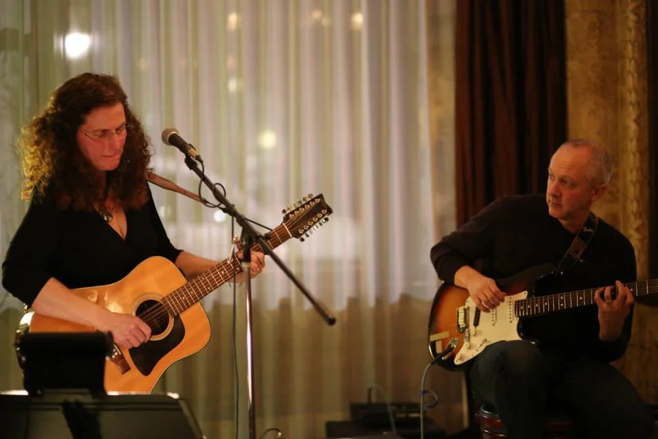 Edis with Craig Hall at Ted's, 2014