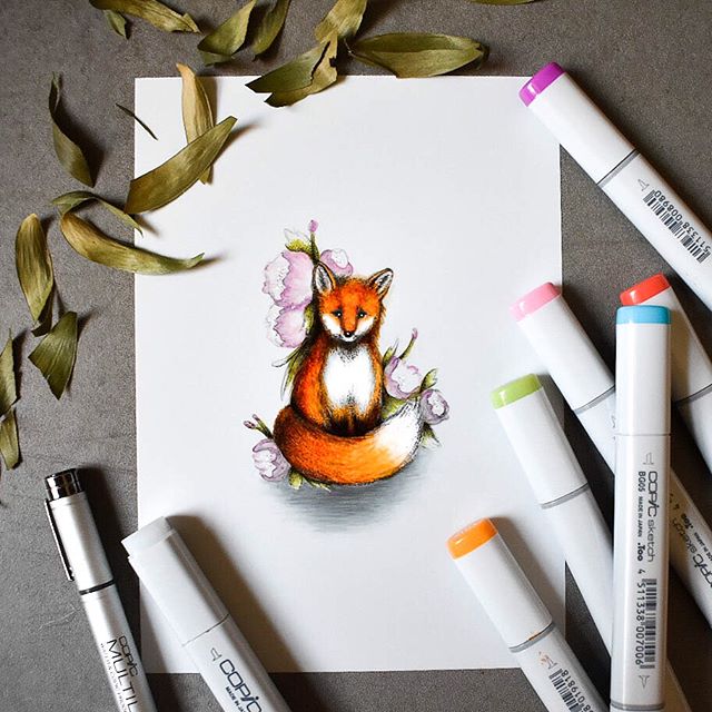 Guys, I have been waiting to share this for weeks! Copic asked me to participate in their #CopicColors for September as one of their featured artists and I was thrilled! This month they changed it up a bit and are using six colors instead of three, t