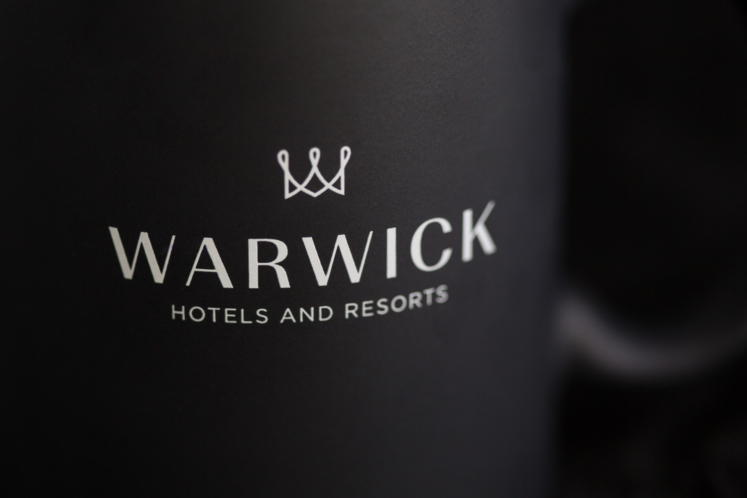 Warwick Hotel coffee mug design