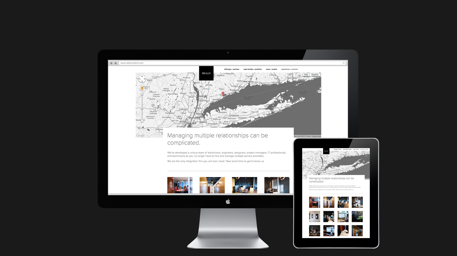 Realm web design