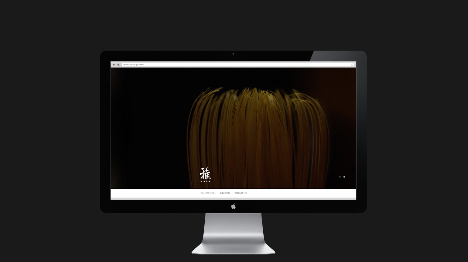 Masa NYC web design with video 