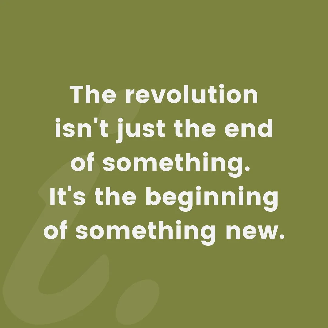 Do you know what it means to have a revolution? // @janayathefuture #sundaysermon #activism #revolution #socialchange