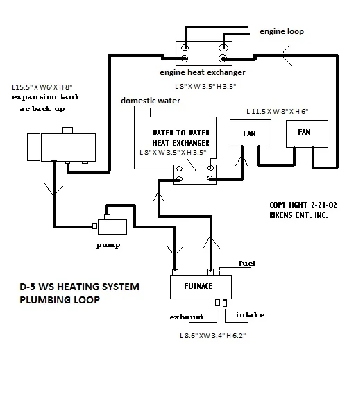D-5 WS Heating System Plumbing Loop