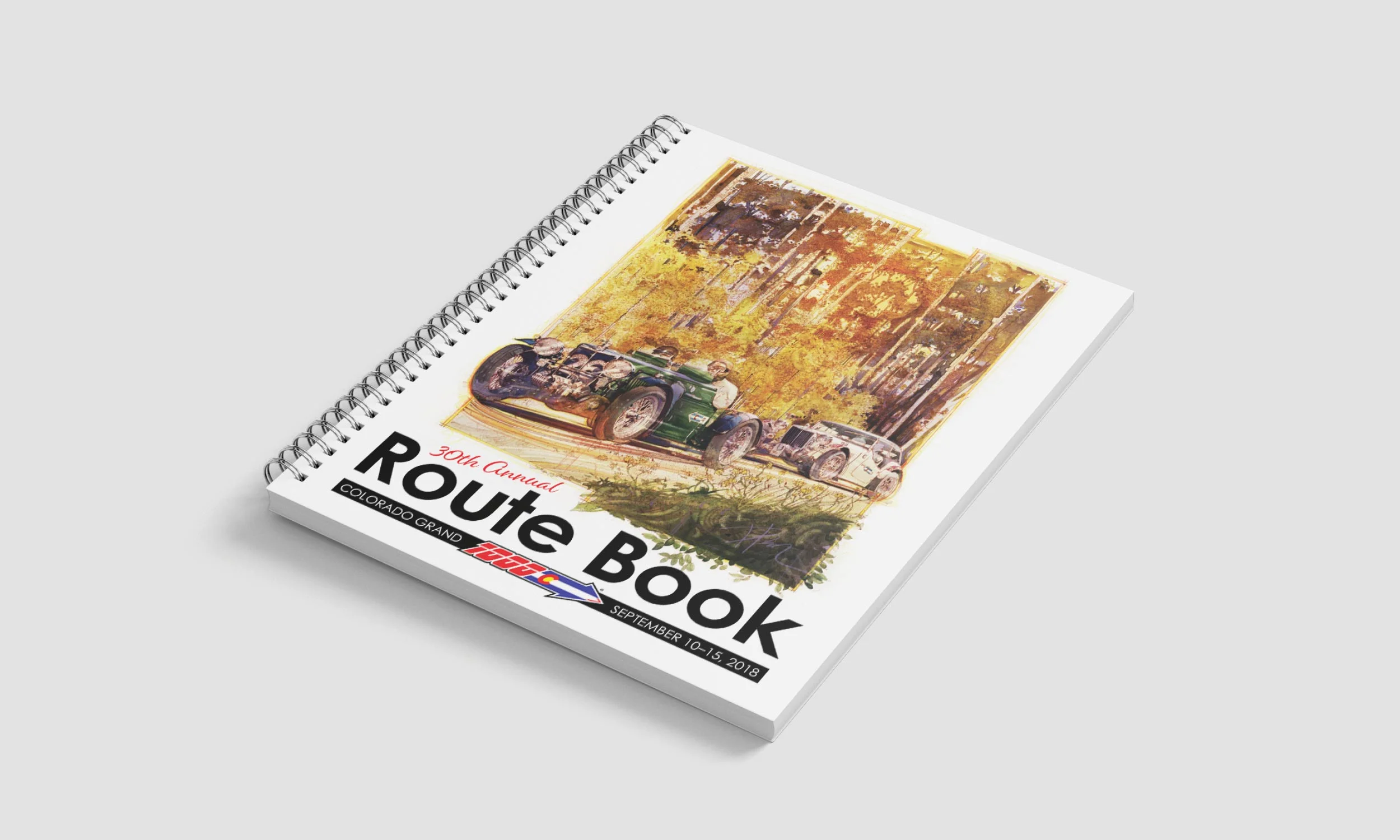 The Colorado Grand is an annual, five-day charity tour covering 1,000 miles of scenic Colorado roads in 1960s and earlier sports cars. The Grand has contributed over six million dollars to Colorado charities over its thirty year span. The annual Route Book was given a design refresh with a new color palette, fonts, modern layout and thoughtful organization. Each of the event’s four travel days are color-coded for easy access by the co-driver while on the road. Google Sheets and Docs were also set up for more efficient collaboration on the evolving content.