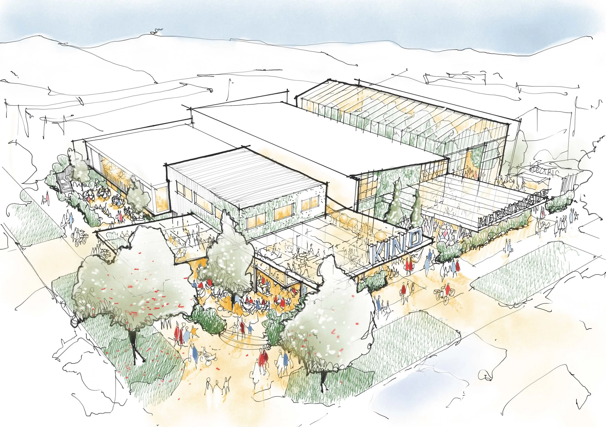 Morningside Precinct Aerial Render