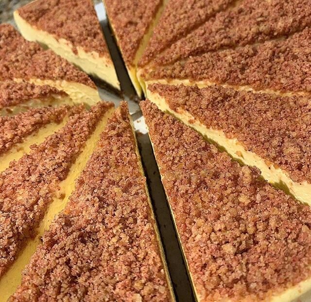 Run, don't walk to try @miann_chocolatefactory 's baked New York cheesecake #Cheesecake #MorningsideForLife