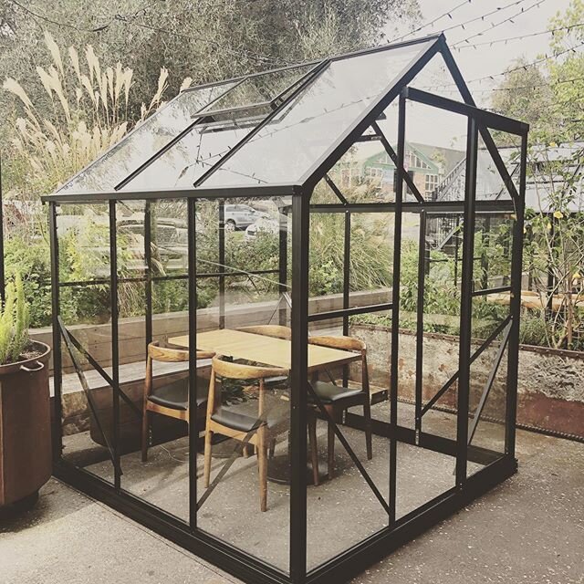 Isolation innovation! We love the new @miann_chocolatefactory Glasshouse booths! Available for bookings to make sure your social distancing is sorted while you eat delicious chocolate treats! 
#morningsideforlife