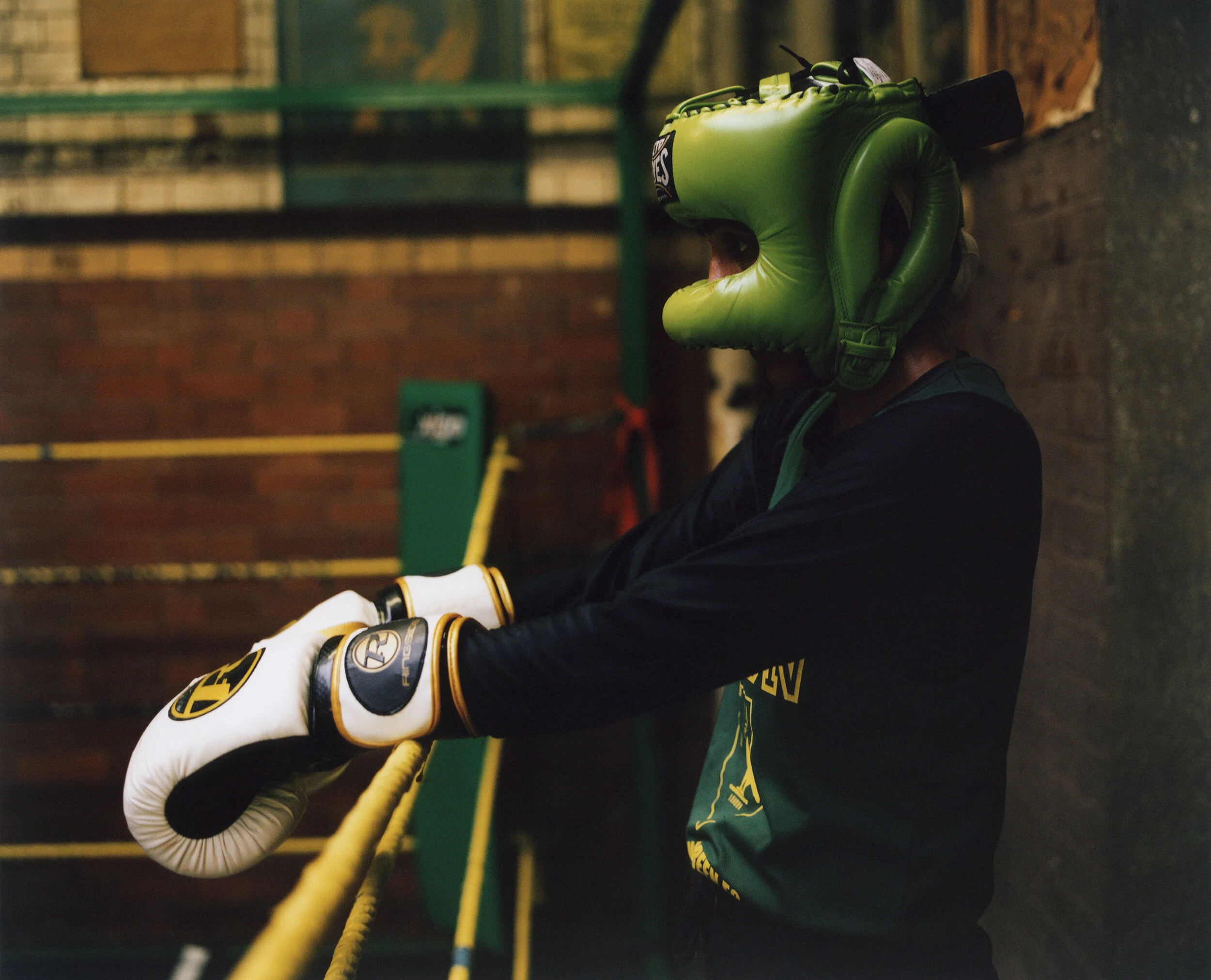 Seema Aggarwal photographed by Joseph Barrett @ Repton Boxing Club, 2019