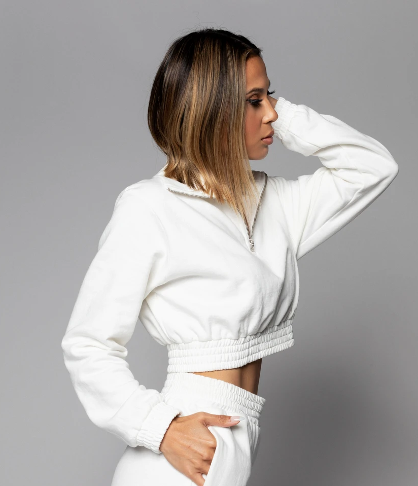 BELEN: GIGI HOODIE - WHITE