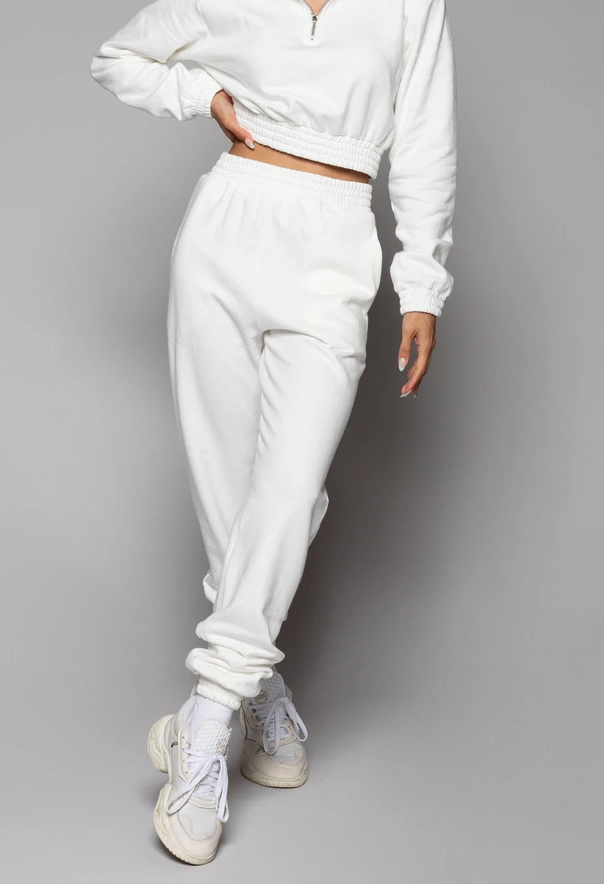 TAN LINES: GIGI SWEATPANTS - WHITE