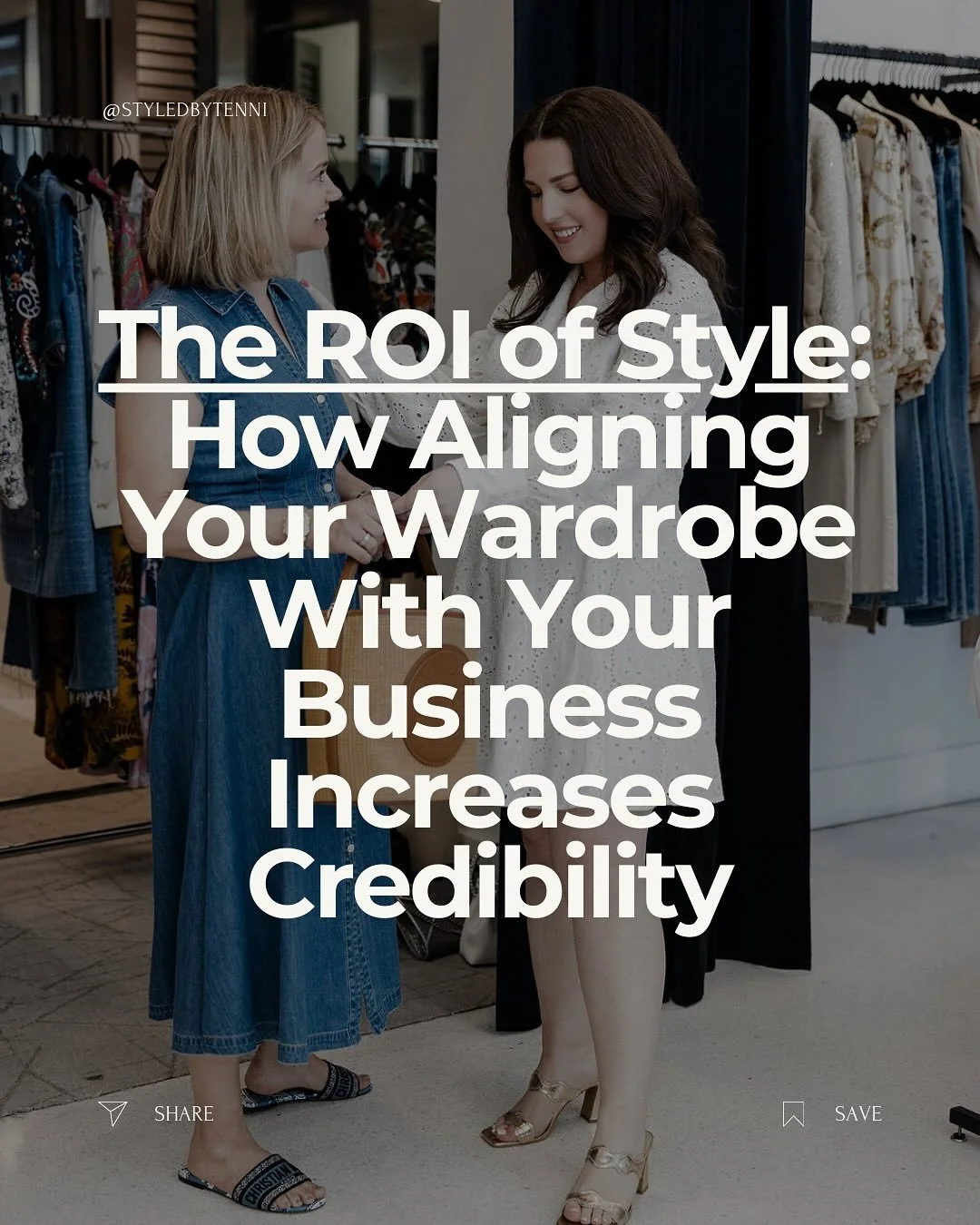 We talk a lot about ROI in business… but have you ever thought about the ROI of your style? 👀
When your wardrobe is aligned with your business, it doesn’t just look good…it works for you! 
The return is real:
✨ More credibility