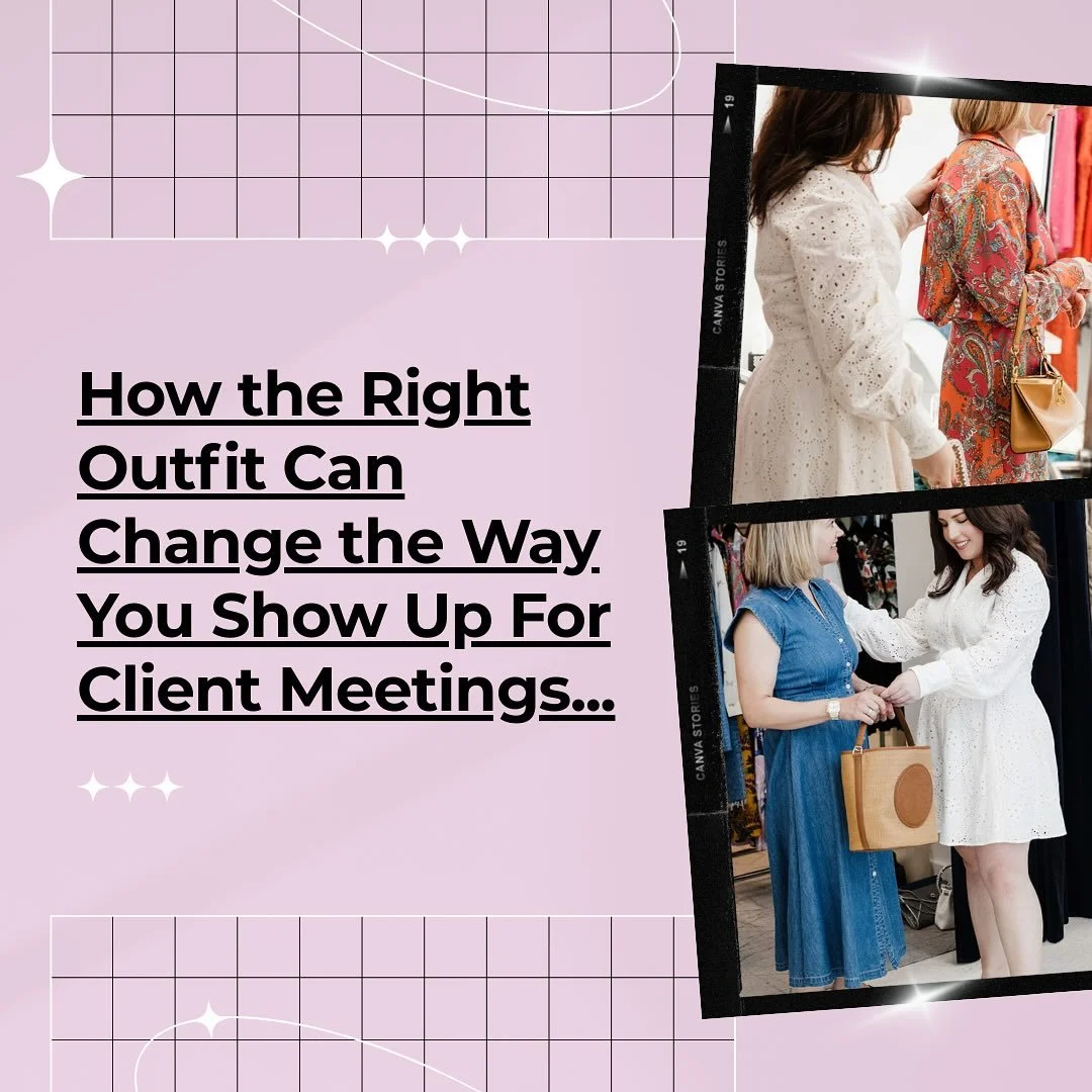 The difference is in the details! 
❌ A casual, everyday look might feel comfortable, but it doesn’t always communicate your credibility.
✅ A polished, intentional look not only elevates your presence but also reflects the level of work you&rsq
