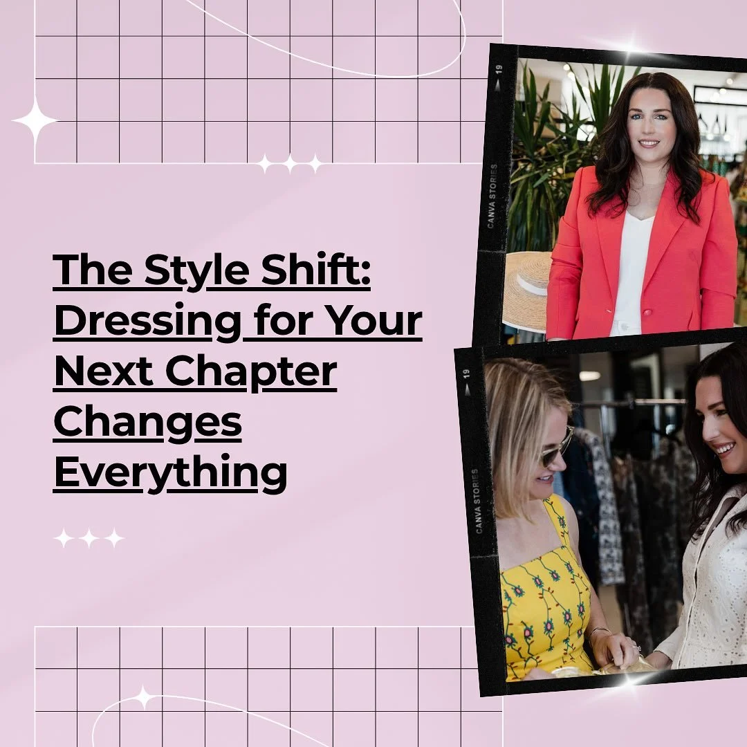 Your wardrobe should communicate your next chapter, not your last one. ✨
When you dress for who you’re becoming, you naturally start showing up with more confidence, presence, and alignment!
Your clothes are already saying something. Let&rsqu