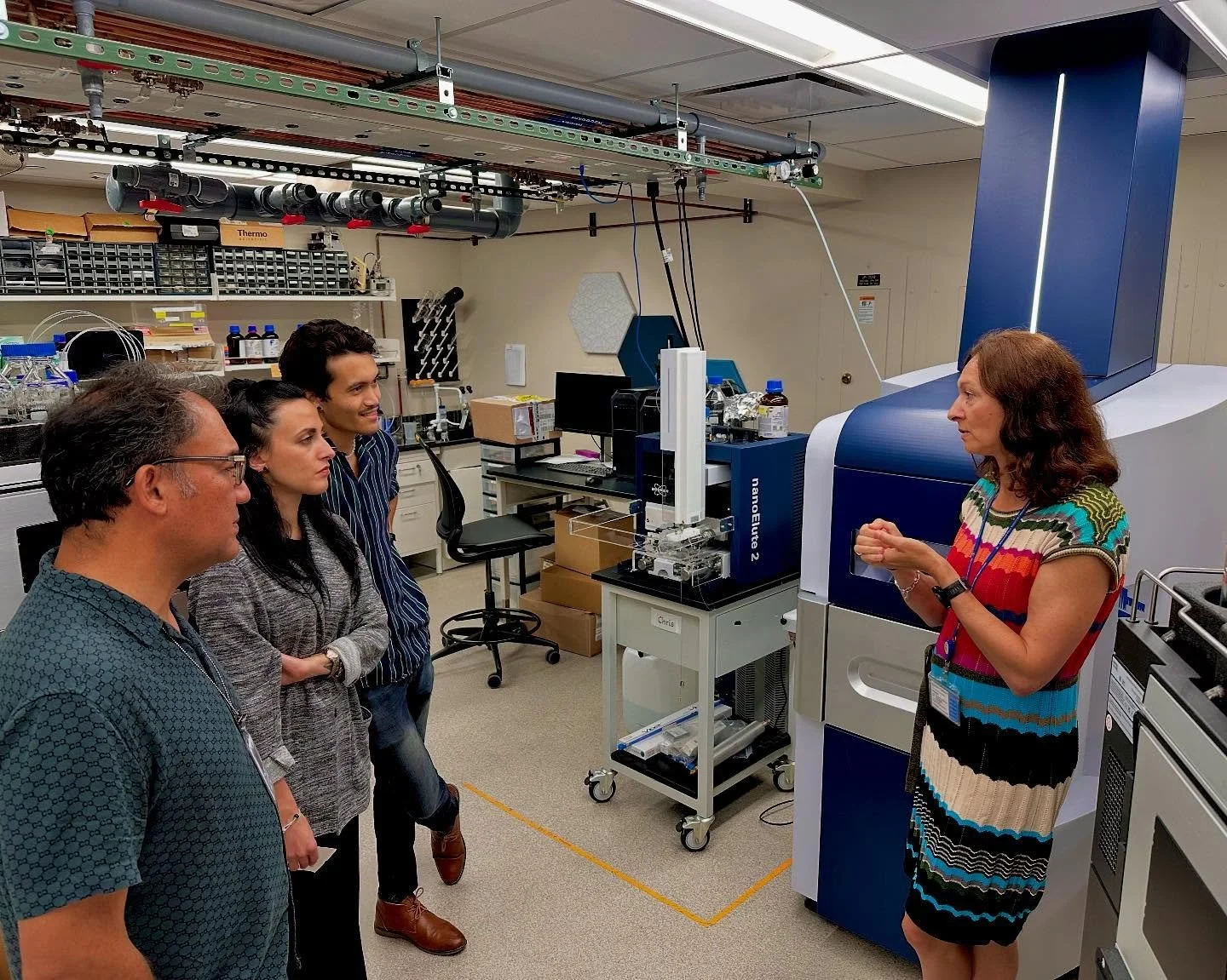 Thank you Dr. Mara Monetti for the tour of the MSKCC Proteomics Core 😍😍😍 What a facility!!