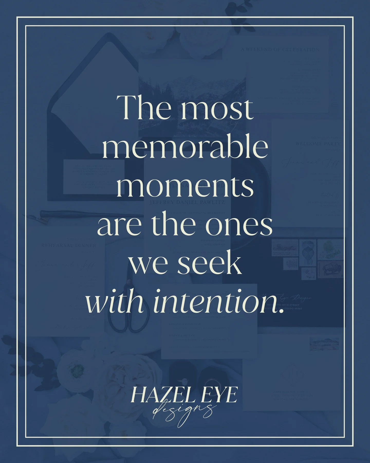 Every intentional moment becomes a story worth telling 📝 💌