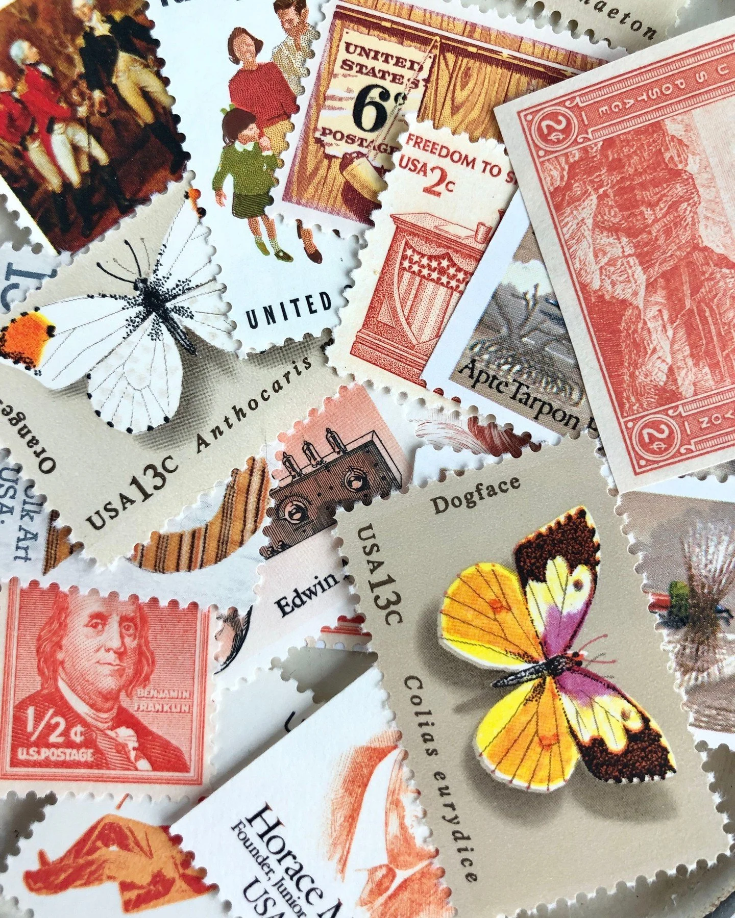 My vintage postage obsession lives on 📬💌📮📫 #SnailMail