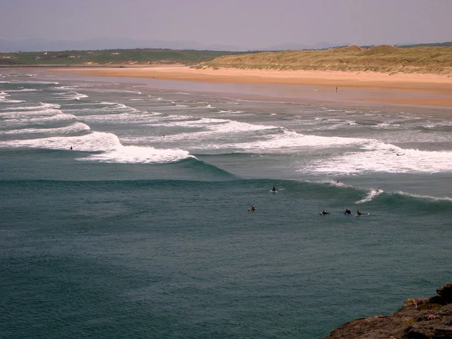 Surfing Bundoran, Ireland