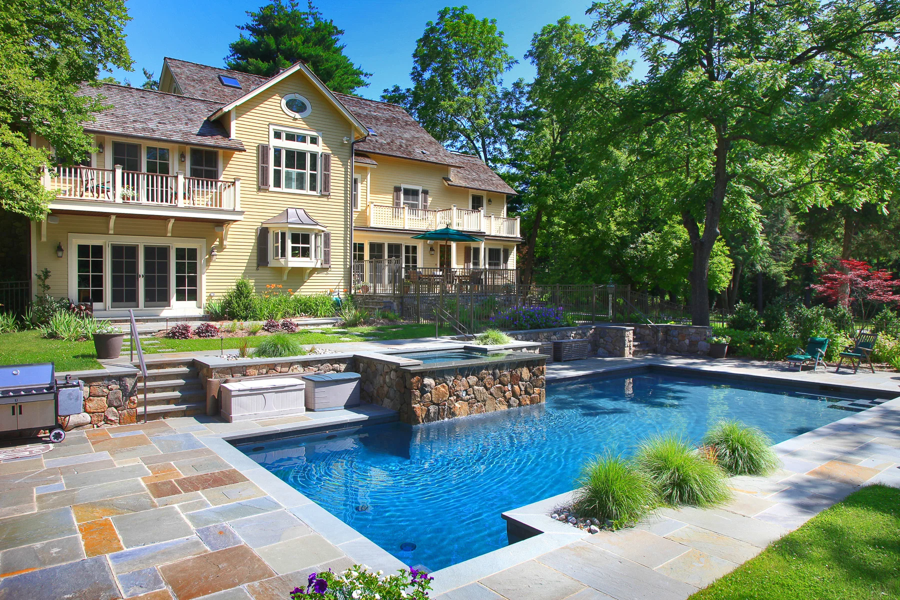 Pool, Hot Tub, Stonework