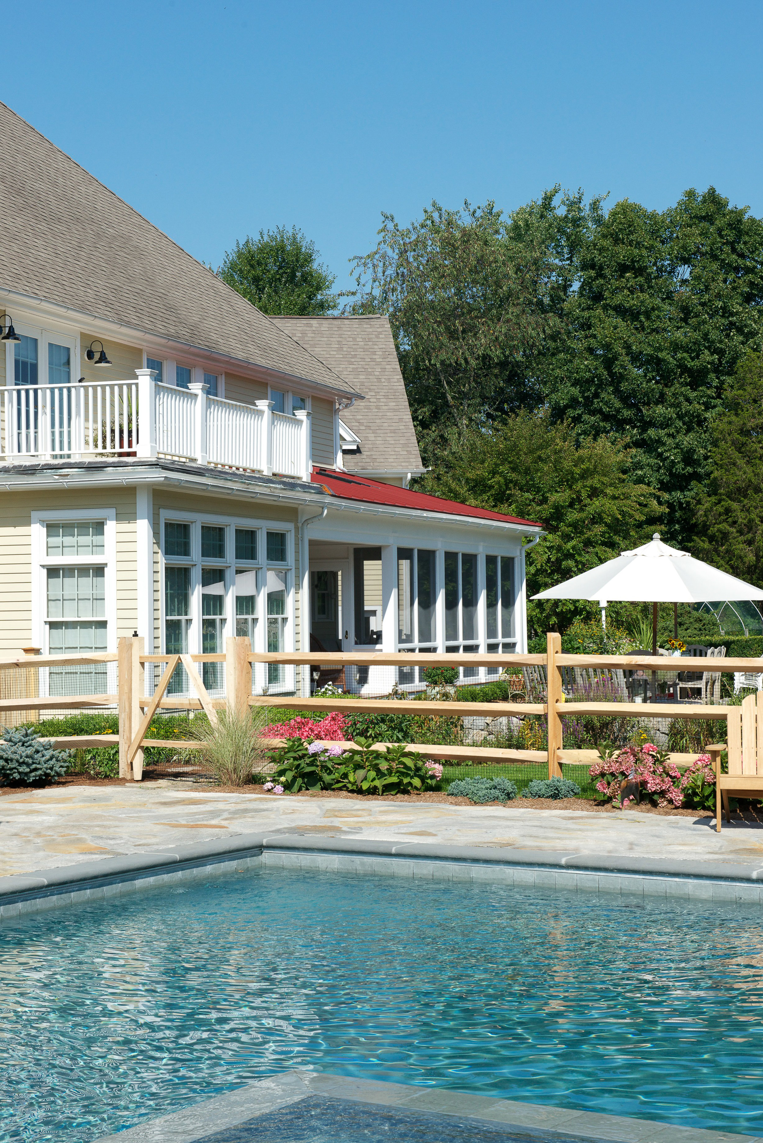 Poolside Covered Porch