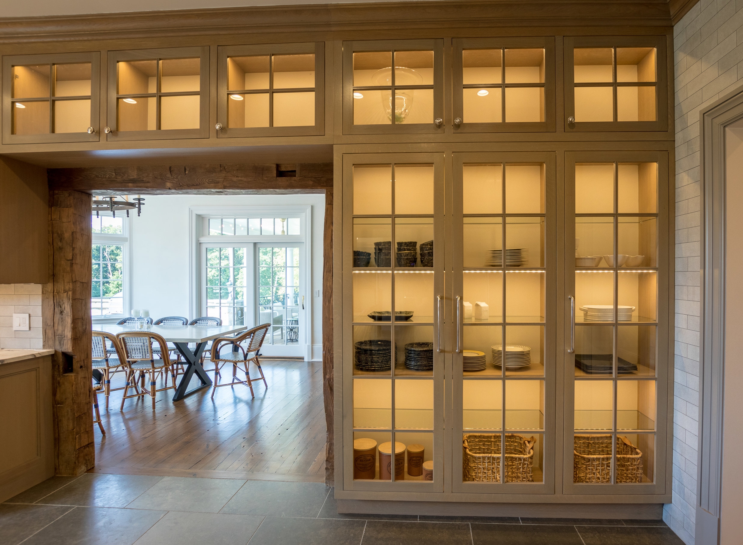 Custom Cabinets Framing Entry