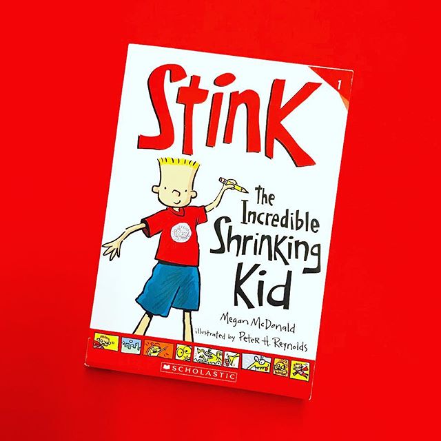 Happy Valentine&rsquo;s Day from us and Stink - The Incredible Shrinking Kid! ❤️✏️
.
This is the first book in the Stink series.  You know how excited we get about any #seriesstarter, and this one will not let your reader down.
.
After his older sist