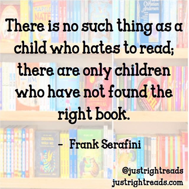 Our purpose is to help you guide your children or students to books that are #justright for them!✨
.
Go to justrightreads.com (link in bio) to find those #justrightreads now!
.
📚❤️
.
Happy Reading!
.
.
.
#frankserafini #teacherscollege #lucycalkins 