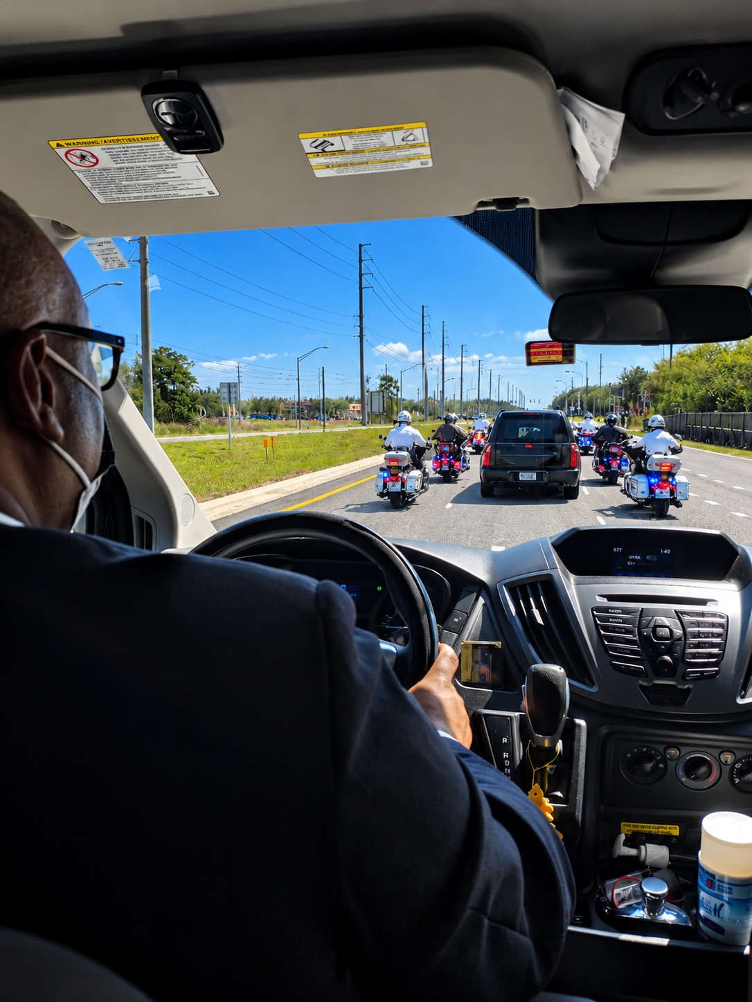 Driver’s View of an Escorted Motorcade.png