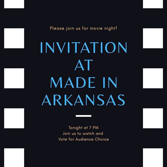 Tonight is the night. Join the Made In Arkansas Film Festival Live Stream at 7 PM to watch Invitation and vote for Audience Choice. We're honored to be screening alongside the several other crazy, fun short film selections.
Click the #linkinbio for t