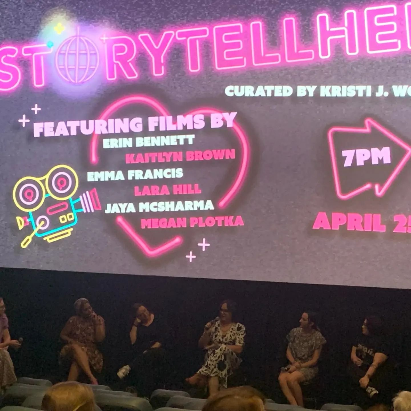 We had a wonderful night of women-led films in Shreveport last night! I'm continually grateful and humbled to be sitting alongside such talented, intelligent, and powerful women to share our work and experiences as filmmakers. I relished getting to s