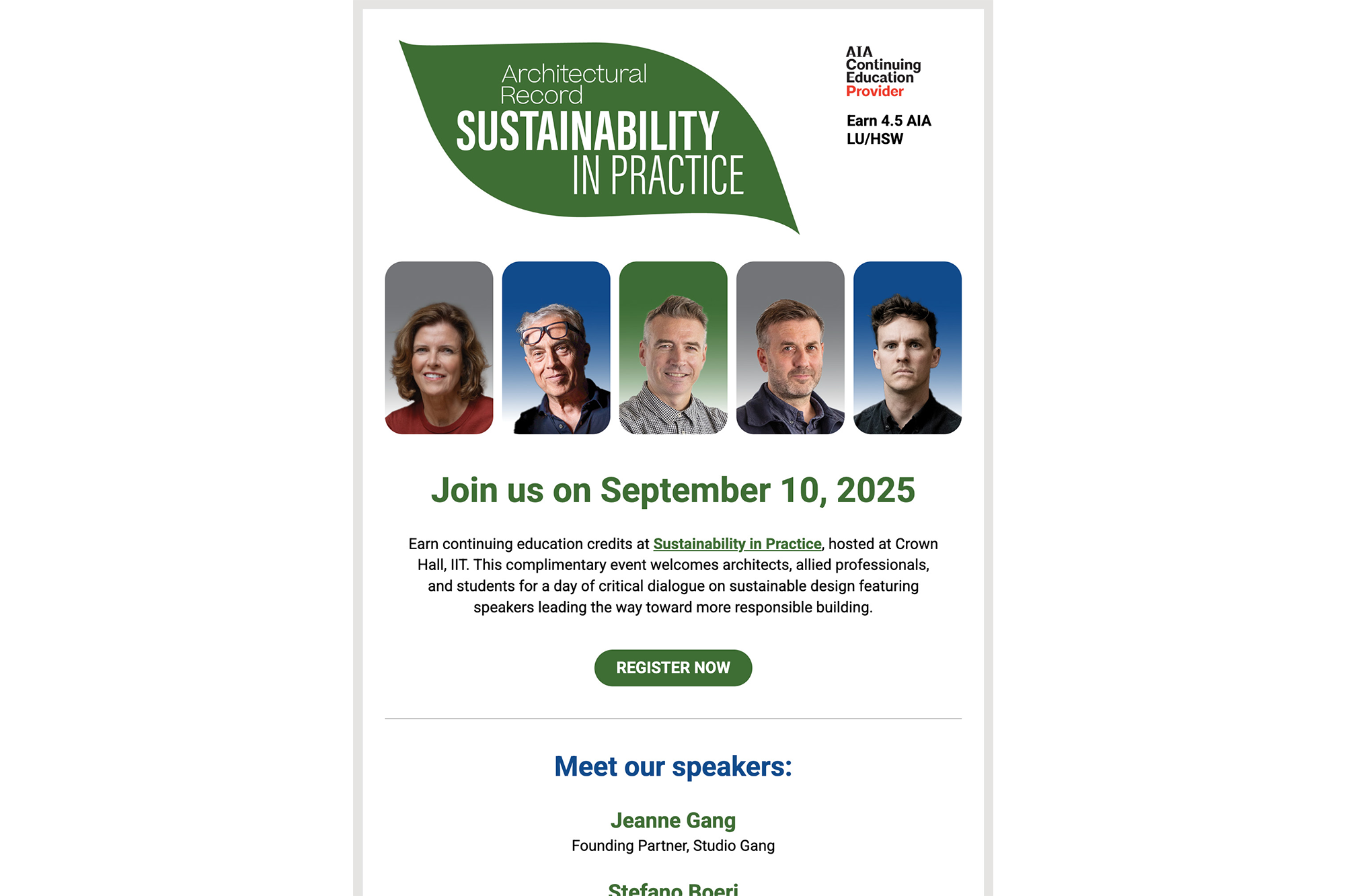   Email for Sustainability in Practice event   https://enterprise.knak.io/preview/c4f175375ccf4e139613cfb1699d1765  