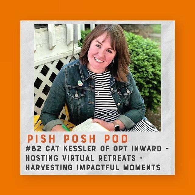 A little something for your podcast queue today... I recently had the opportunity to sit down for a delightful conversation with Lindsey Wilson of @pishposhpod. We talked about retreats, meaningful moments and what it means to refocus on yourself and