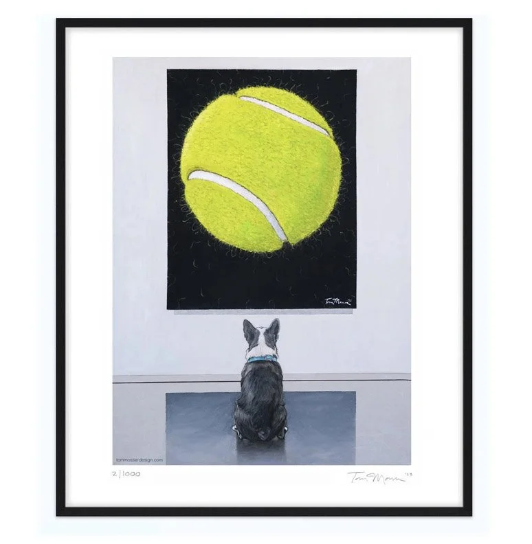 "A Boston Terrier at the Museum"  – Dog Art Print Series